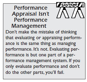 Performance Appraisal Isn't Performance Management