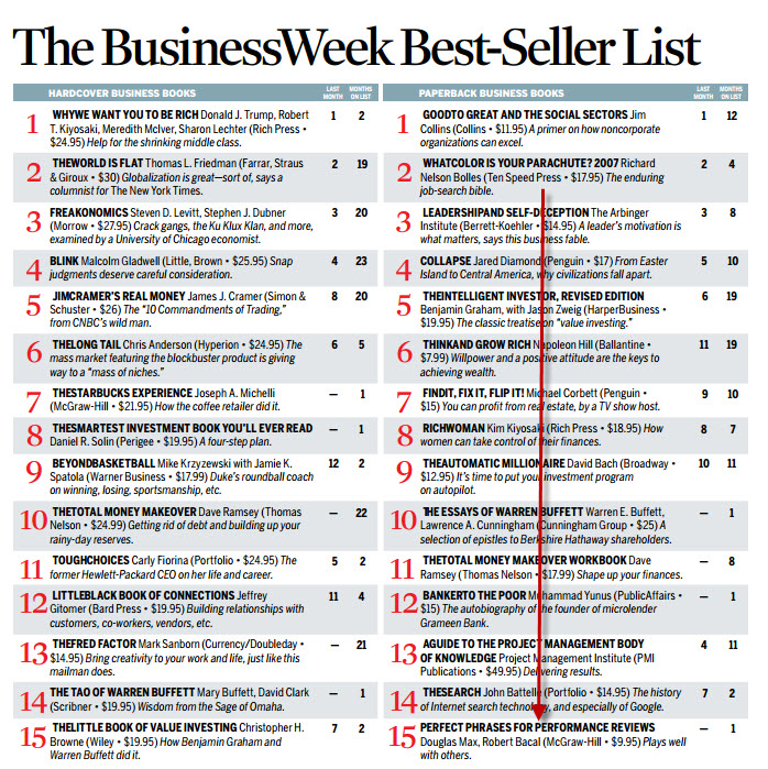 businessweek best seller list
